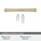 Amerock Willow 5-1/16 inch (128mm) Center-to-Center Champagne Bronze Cabinet Pull, 10PK 10VMP37311CZ - alternate 3