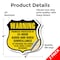 Signmission 24 Hour Surveillance Shield Sign Warning, 4 inch X 4 inch, Vinyl Decal, 2PK SHI-D-2PACK-4-354 - alternate 5