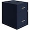 Nusparc File Cabinet - 14.2in Width x 18in Depth x 19in Height - 2 x Drawer(s) for File, Box - Letter - 25847 - alternate 2