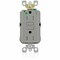 Leviton AFCI Receptacle 15A HG/TR Gray AFTR1-HGG - alternate 1