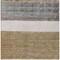 Homeroots 5' X 8' Brown Ivory And Blue Abstract Washable Indoor Outdoor Area Rug 615273 - alternate 9