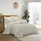 Homeroots Beige King Polyester 180 Thread Count Washable Duvet Cover Set 529019 - alternate 8
