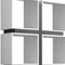 Homeroots 71" White Wood Eight Tier Cube Bookcase 333364 - alternate 5