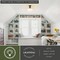 Vaxcel Huntley Farmhouse Semi-Flush Mount Ceiling Light, Oil Rubbed Bronze, Schoolhouse Glass C0367 - alternate 8