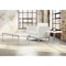 Osp Home Furnishings Wall Street  Coffee Table, White Melamine / Chrome Finish WST12-WH - alternate 8
