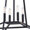 Vaxcel Hayes 4 Light Black Farmhouse Cage Pendant Lantern P0310 - alternate 8