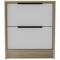 Homeroots 19" Wood Two Drawer Nightstand 453292 - alternate 6