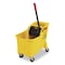 Rubbermaid Commercial 31 qt Mop Bucket and Wringer Combination, Yellow, Plastic FG738000YEL - alternate 1