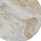 Homeroots 8' Ivory And Beige Round Abstract Washable Indoor Outdoor Area Rug 617634 - alternate 6