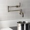 Kingston Brass Wall Mount Pot Filler Faucet, Antique Brass KS4103KL - alternate 6