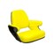 Uni Pro John Deere 40 4-Piece Seat Top Assembly, Yellow Vinyl 7896 - alternate 9
