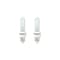 Bulbrite Mini-Candelabra Screw Base E11 Light Bulb, 40 Watt, Frost, 2PK 861347 - alternate 1