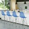 Leisuremod Cresco Modern Acrylic Barstool with Chrome Base and Footrest, Transparent Blue CB30TBU - alternate 8