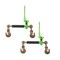 Mytee Products 3/8in-1/2in Hi-Viz Green Quick Ratchet Chain Binder w/ Folding Handle 12000 lbs, 2PK CBRS-FH38x2 - alternate 9
