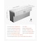 Vevor Aluminum Truck Bed Tool Box Tread Patterns Tool Box 34 x 12 x 15.4 in CX2024TB-35 - alternate 8