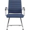 Leisuremod Benmar Modern Office Chair with Faux Leather Sled Base Task Chair & Arms BGO19BUL - alternate 9