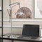 Homeroots 33" Silver Metal Adjustable Desk Table Lamp With Nickel Dome Shade 524296 - alternate 6