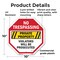 Signmission No Trespassing Private Property Vio, 10 Inch X 10 Inch, Plastic Sign OC-P-10-99 - alternate 7