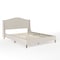 Martha Stewart Amelia Queen Upholstered Platform Bed w/Curved Headboard and Cushioned Siderails, Wood Slat, Beige TW-3WDB02B-Q-BG-MS - alternate 10