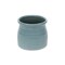 Homeroots Celadon Ceramic 25 Ounce Striped Round Distressed Pot Planter 487412 - alternate 4