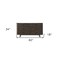 Homeroots 60" Dark Brown Solid Wood Six Drawer Double Dresser 518614 - alternate 4