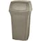 Rubbermaid Commercial Ranger(R) 35 gal Square Outdoor Can, Beige, None, Plastic, 21 1/2 in FG843088BEIG - alternate 1