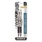 Zebra Pen G-301 Gel Pen, Retractable, Medium 0.7 mm, Black Ink, Stainless Steel/Black Barrel, 2PK 41312 - alternate 1