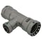 Viega MegaPress tee P1 1.5 P2 1.5 P3 1 carbon steel zinc-nickel coating 25370 - alternate 2