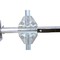Vestil 1 Piece Aluminum Galvanized Cargo Bar 104in L x 4 5/8in W 23 15/16in H With Hoops Silver CB-H7-7 - alternate 8