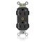 Leviton Straight Blade Receptacle, 5-15R, 15 A, 125V AC, Flush Mount, Self-Grounded M5262-2SE - alternate 1