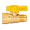 Brasscraft Magne Flo 1/2 in. Flare X 1/2 in. FIP Brass Gas Valve 60003B - alternate 4