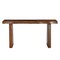 Homeroots 60" Dark Brown Solid Wood Frame Console Table 521956 - alternate 7
