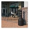 Rubbermaid Commercial Infinity Traditional Smoking Receptacle, 4.1 gal, 39" High, Black FG9W3300BLA - alternate 5