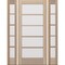 Doornmore G105, 65.25" x 82" ( 36" Door + 2x12" Side) Left Hand, Mahogany SDL 5 Lite Exterior Door G105-SW-3680-G105-SL_1-2_LI - alternate 10