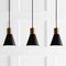 Jonathan Y Apollo 33.5" 3-Light Mid-Century Modern Iron Adjustable Linear LED Pendant, Black/Brass Gold JYL6134A - alternate 16