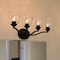 Vaxcel Bellwood 28 in. 4-Light Traditional Black Bathroom Vanity Fixture, Glass Shade W0521 - alternate 6