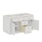 James Martin Vanities Chicago 48in Single Vanity, Glossy White, w/ 3 CM Parisien Bleu Silestone Top 503-V48-GW-FPBL - alternate 10