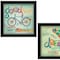 Homeroots Set Of Two Good Things Black Framed Print Wall Art, 2PK 405724 - alternate 4