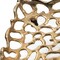 Homeroots 28" Gold Aluminum Handmade Platter 654294 - alternate 8