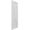 Ekena Millwork True Fit PVC Single X-Board Farmhouse Fixed Mount Shutters, White, 12W x 32H, PR TFP001FH12X032WH - alternate 13