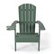 Homeroots 35" Green Heavy Duty Plastic Adirondack Chair 530697 - alternate 1