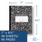 Roaring Spring Case of Black Marble Composition Notebooks, Wide Ruled, 48 sht/book, 8.5"x7", Flexible Covers, PK72 77333cs - alternate 10