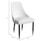Leisuremod Allure Modern Dining Chair In White and Oak Wood Legs, 4PK AC49W4 - alternate 10