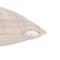 Homeroots 20" Ivory Check Cotton Blend Throw Pillow With Embroidery 549440 - alternate 7