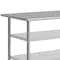 Flash Furniture Reader SS Work Table 30in. x 72in. w/2 Undershelves and 4 Casters, Heavy Duty Food Prep Worktable NH-WT-GU-3072-CAS-GG - alternate 7