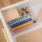 Martha Stewart Brody Clear Plastic Storage Organizer Bins W/ Light Natural Paulownia Wood Lids, SM-x2/MED-x1 BE-PB3316-WD-3-CL-NT-MS - alternate 9