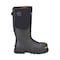 Dryshod Men's Steel Toe Gusset Work Boot, Rubber, Waterproof, Insulated, Black, Size 8 STG-UH-BK-007 - alternate 1
