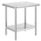 Vevor Stainless Steel Work Prep Table Commercial Worktable Food Prep 24x30x31in GZT76*60*80 - alternate 1