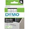 Dymo Adhesive Label Tape Cartridge 1/2" x 23 ft., Black/Clear 45010 - alternate 1