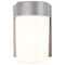 Nuvo 1-Light - 8in. - Utility Wall Mount - With White Glass Cylinder - Satin Aluminum Finish SF77-136 - alternate 10